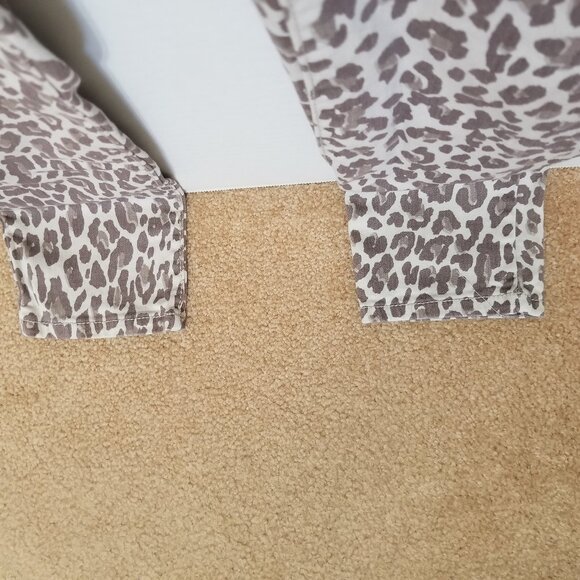 Nine West jeans 6 Gramercy Skinny Ankle leopard cheetah animal print denim - Picture 5 of 12